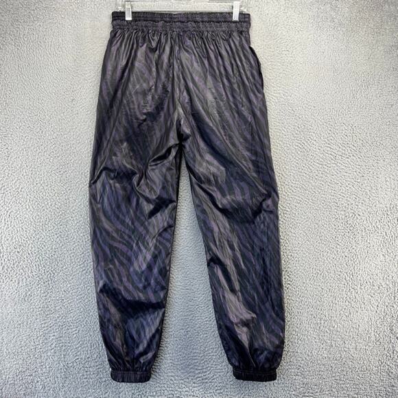 Nike Track Pants Women's Small Purple Black Zebra Print Icon Clash Cuffed Jogger - Picture 8 of 12